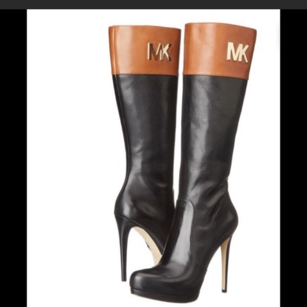 MK two tone boots